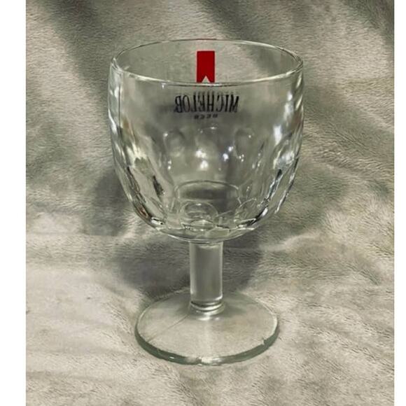 Vintage Michelob Heavy Glass 16oz Footed Goblet (1970s)- EXCELLENT - Picture 2 of 5
